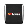 Thumbnail image for  Black Drawstring Backpack