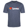 Thumbnail image for  Navy Heather Performance Contender Tee