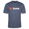 Thumbnail image for  Navy Heather Performance Contender Tee
