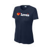 Thumbnail image for  Womens Navy Performance Tee