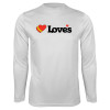 Thumbnail image for  White Performance Long Sleeve Shirt