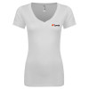 Thumbnail image for  Next Level Womens White Ideal V Tee
