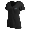Thumbnail image for  Womens Plus Black V Neck T Shirt