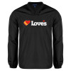 Thumbnail image for  Black V Neck Raglan Windshirt