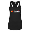 Thumbnail image for  Next Level Womens Black Racerback Tank 