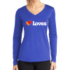 Thumbnail image for  Womens Royal Performance Long Sleeve V Neck Shirt