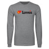 Thumbnail image for  Grey Long Sleeve T Shirt