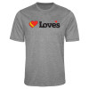 Thumbnail image for  Grey Heather Performance Contender Tee