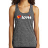 Thumbnail image for  Womens Performance Grey/Black Heather Tank