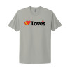Thumbnail image for  Next Level Unisex Light Grey Cotton Tee