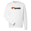 Thumbnail image for  Just Hoods Arctic White College Fleece Crew