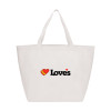 Thumbnail image for  Yaya Non Woven White Shopper Tote