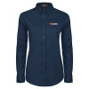 Thumbnail image for  Womens Navy Twill Button Down Long Sleeve 