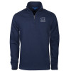 Thumbnail image for  Navy Slub Fleece 1/4 Zip Pullover