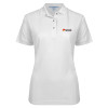 Thumbnail image for  Womens Silk Touch White Pique Polo