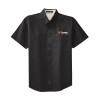 Thumbnail image for  Black Twill Button Down Short Sleeve