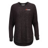 Thumbnail image for  Boxercraft Womens Black Heather Cuddle Oversized Crew