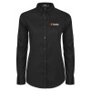 Thumbnail image for  Womens Black Twill Button Down Long Sleeve 