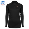 Thumbnail image for  Syntrel Womens Black Interlock 1/4 Zip