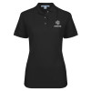 Thumbnail image for  Womens Silk Touch Black Pique Polo