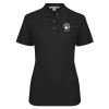 Thumbnail image for  Womens Silk Touch Black Pique Polo