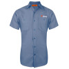 Thumbnail image for  Red Kap Postman Blue Short Sleeve Industrial Work Shirt