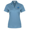 Thumbnail image for  Womens Light Blue Performance Fine Jacquard Polo
