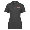 Thumbnail image for  Womens Silk Touch Charcoal Pique Polo