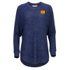 Thumbnail image for  Boxercraft Womens Navy Heather Cuddle Oversized Crew