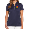 Thumbnail image for  Callaway Womens Navy Tulip Sleeve Zip Polo