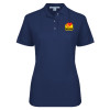 Thumbnail image for  Womens Silk Touch Navy Pique Polo