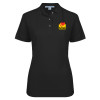 Thumbnail image for  Womens Silk Touch Black Pique Polo