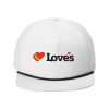 Thumbnail image for  Retro White/Black Rope Cap