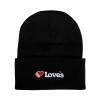 Thumbnail image for  Black Knit Beanie w/Cuff