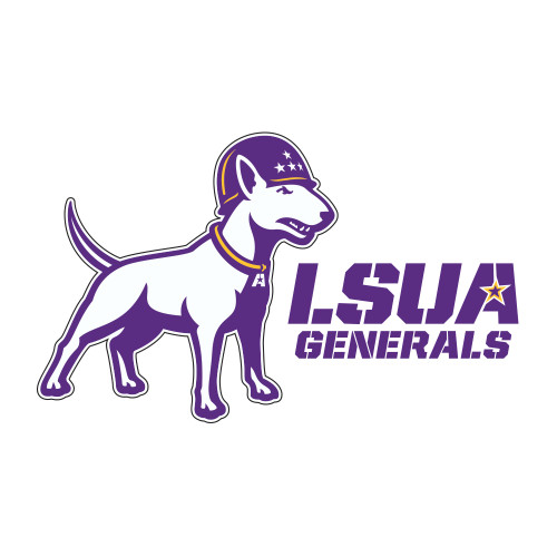  Medium Decal - Bull Terrier LSUA Generals Horizontal
