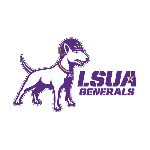  Small Decal - Bull Terrier LSUA Generals Horizontal