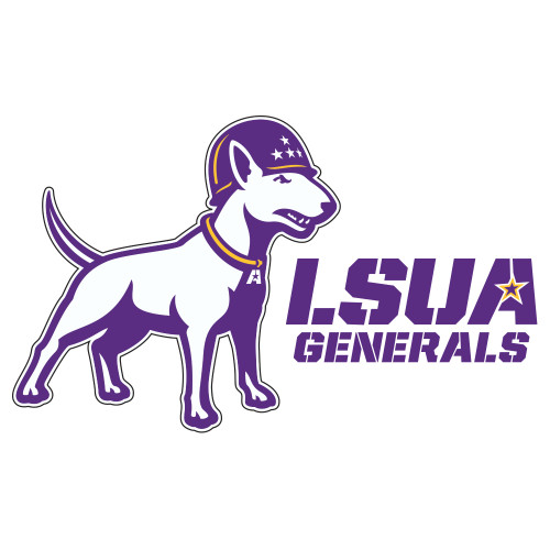  Extra Large Decal - Bull Terrier LSUA Generals Horizontal
