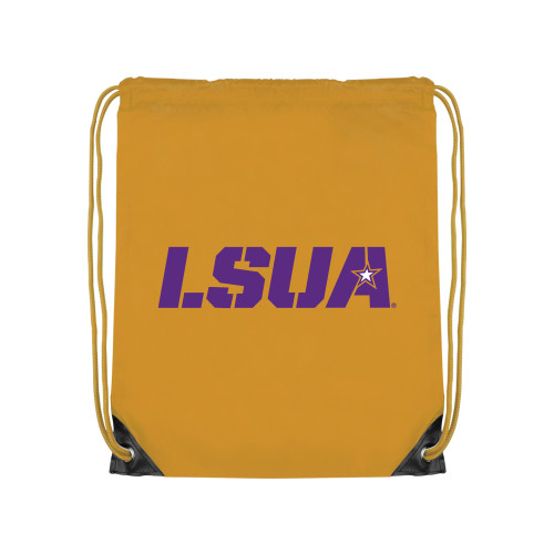  Gold Drawstring Backpack - LSUA