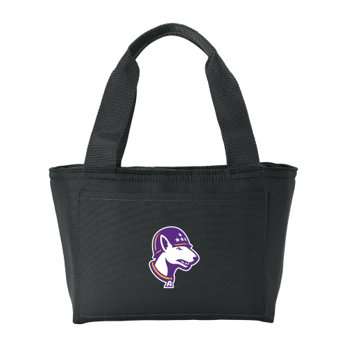  Insulated Black Lunch Tote - Bull Terrier head LSUA