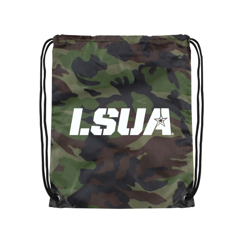  Camo Drawstring Backpack - LSUA
