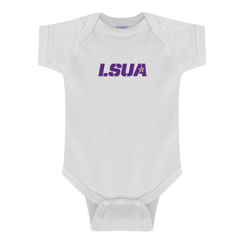  White Infant Onesie - LSUA