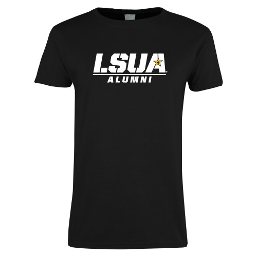  Womens Black Short Sleeve Tee - Alumni
