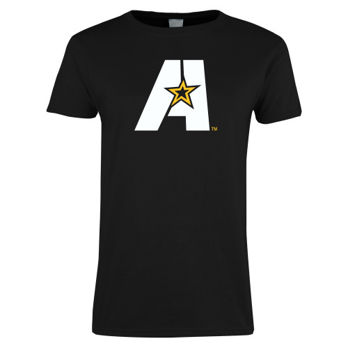  Womens Black Short Sleeve Tee - A