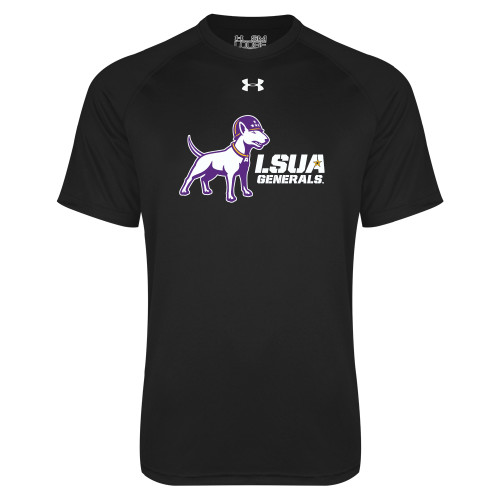  Under Armour Black Tech Tee - Bull Terrier LSUA Generals Horizontal