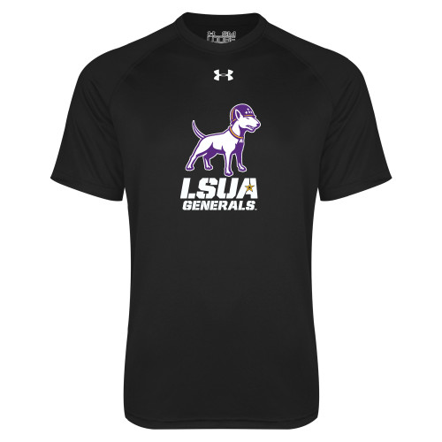  Under Armour Black Tech Tee - Bull Terrier LSUA Generals Vertical