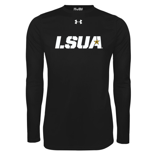  Under Armour Black Long Sleeve Tech Tee - LSUA