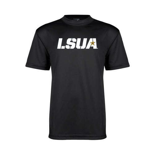  Youth Performance Black Tee - LSUA