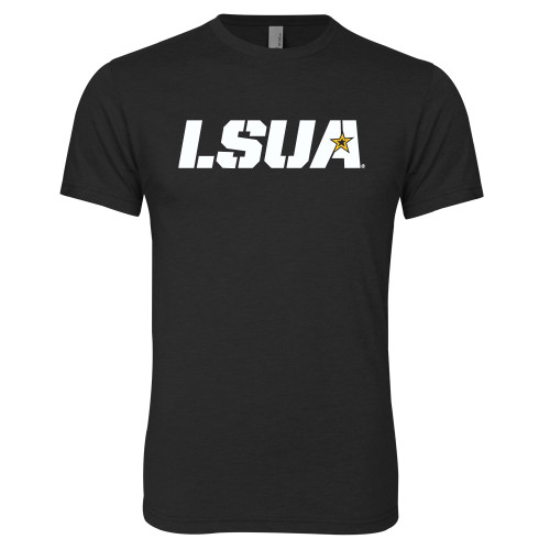 Next Level Black Triblend Tee - LSUA