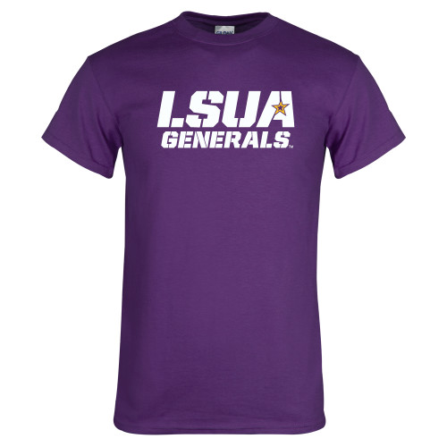  Purple T Shirt - LSUA Generals