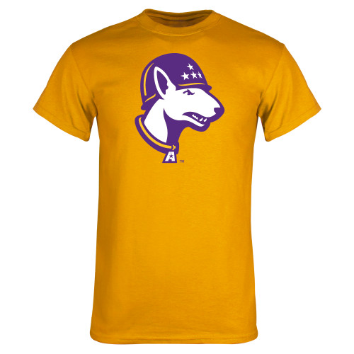  Gold T-Shirt - Bull Terrier head LSUA
